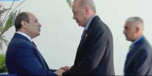 الرئيس السيسى يستقبل الرئيس التركى فور وصوله للمشاركة بقمة شرم الشيخ - شبكة جدة الإخبارية