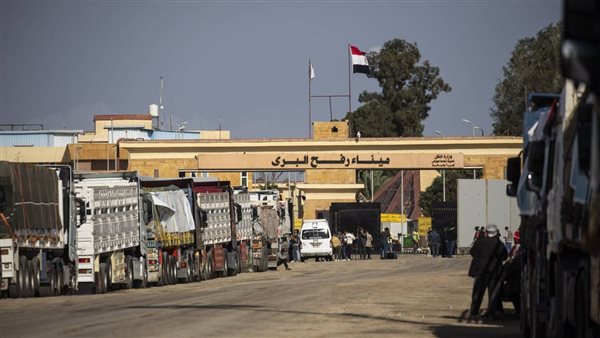 بجهود مصرية.. آلاف الأطنان من المساعدات تعبر رفح باتجاه كرم أبو سالم