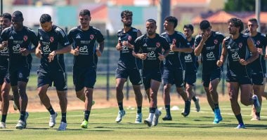 تدريبات كرة طائرة فى مران الأهلى بتونس استعداداً للموسم الجديد.. فيديو