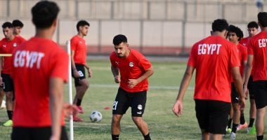 منتخب الشباب يواصل تدريباته بمشروع الهدف استعدادا لوديتىّ الكويت