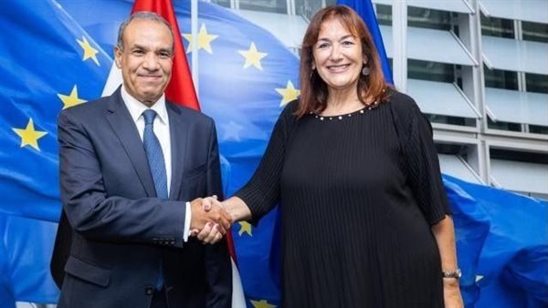 وزير الخارجية يستهل زيارته لبروكسل بلقاء مفوضة الاتحاد الأوروبي لشئون المتوسط
