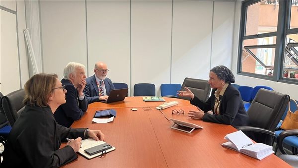 وزيرة البيئة تعقد لقاءً ثنائيًا مع رئيس الفريق الحكومي الدولي المعني بتغير المناخ (IPCC)