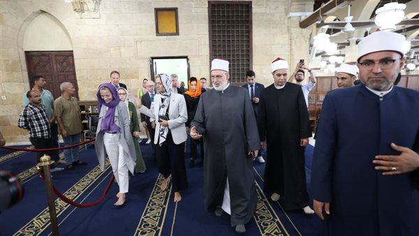 وكيل الأزهر يستقبل وفد سفراء وممثلي دول الاتحاد الأوروبي بالجامع الأزهر
